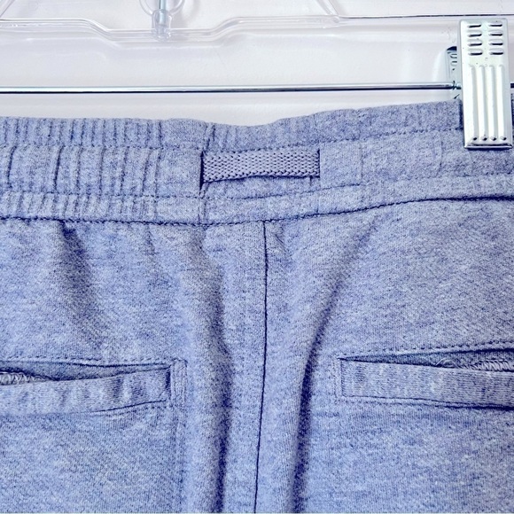 Athleta Farallon Heathered Wide Leg Crop Light Blue Athleisure Cotton Pants 2 - Picture 11 of 13